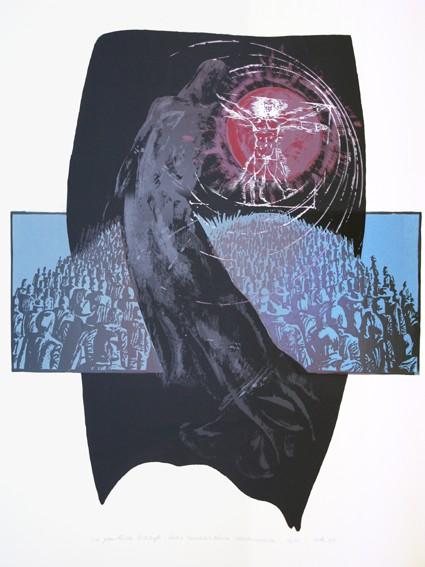 Phönix oder die Gewissheit der Zukunft 	1978 			100×75 - Winfried Wolk 