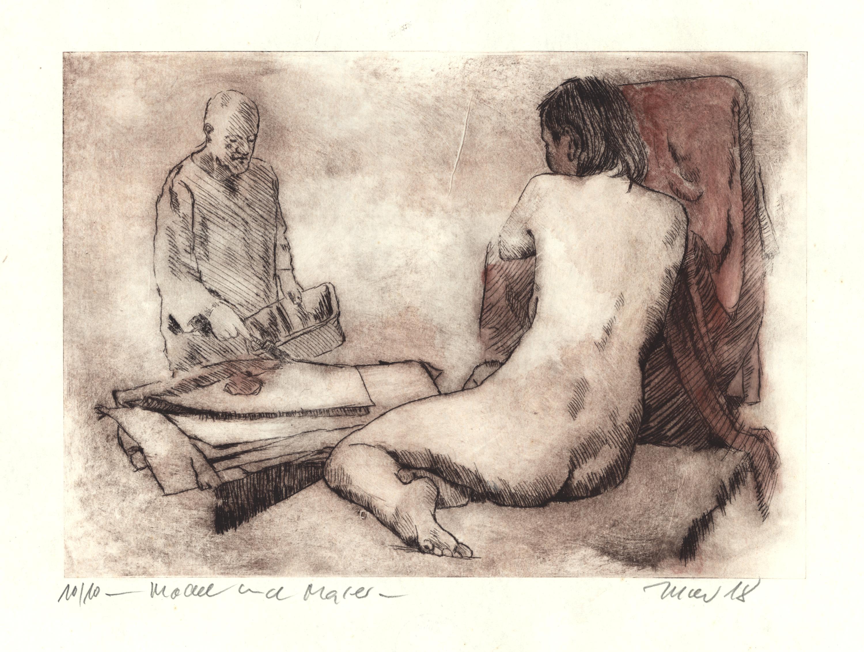 Model und Maler - Klaus Illner 